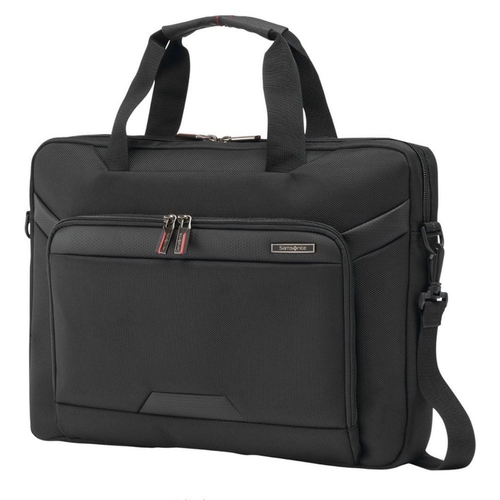 Samsonite - Slim Brief for 17.3" Laptop Laser Pro 2 - Black